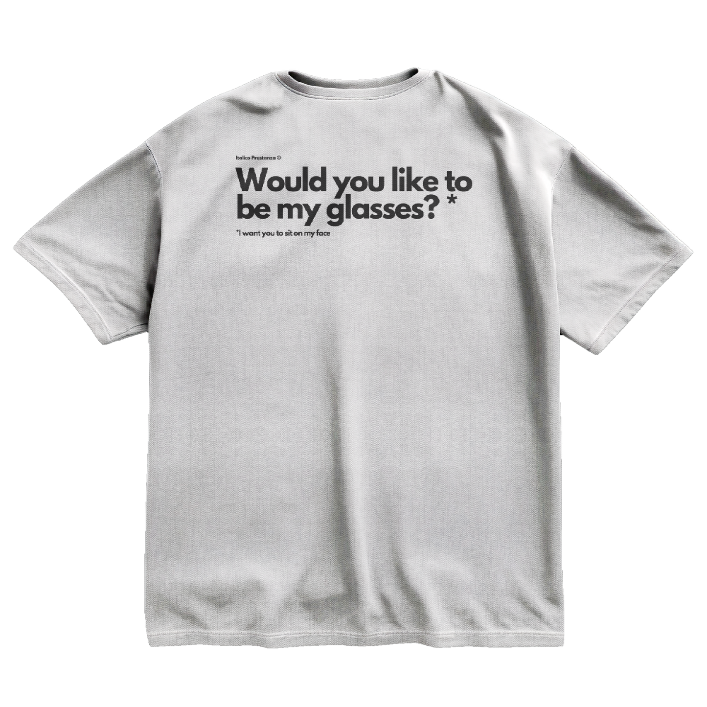 Would you like to be my glasses?*