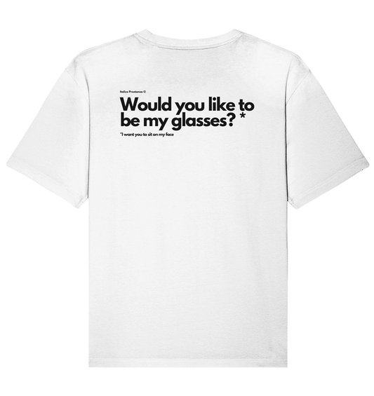 Would you like to be my glasses? (frontside branding removed)